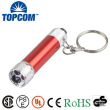 3 LED Aluminum Key Chain Light with Logo Printing